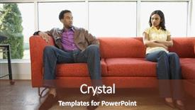  Presentation with dispute - Beautiful PPT theme featuring  backdrop and a  colored foreground