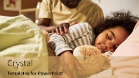  Presentation with african american baby - PPT layouts consisting of african-american-dad-putting background and a  colored foreground