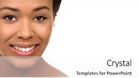  Presentation with beautiful midnight sun over - Cool new slides with african american dentist - beautiful young woman isolated backdrop and a  colored foreground