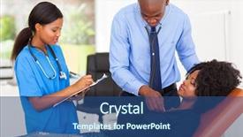  Presentation with african american patient - Amazing PPT layouts having african american doctor and nurse backdrop and a  colored foreground