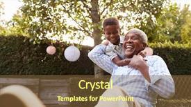  Presentation with grandfather - Cool new presentation with african american free - young black boy embracing grandfather backdrop and a tawny brown colored foreground