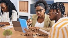  Presentation with african american business - 