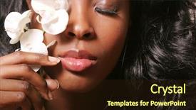  Presentation with black woman - Audience pleasing slide deck consisting of african american hair - beautiful sexy black woman backdrop and a wine colored foreground