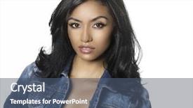  Presentation with beautiful 3d - Theme with african american hair - beautiful young woman background and a  colored foreground