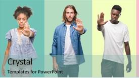  Presentation with chinese american - Slide deck consisting of african american hispanic and chinese background and a light blue colored foreground