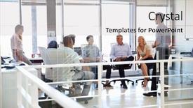  Presentation with african american leadership - Cool new presentation with african american leadership training - business meeting in a modern backdrop and a light gray colored foreground