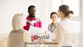  Presentation with black women - Cool new slides with african american leadership training - three young women and black backdrop and a lemonade colored foreground