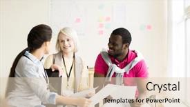  Presentation with two black women - Slide deck featuring african american leadership training - two young women and black background and a lemonade colored foreground