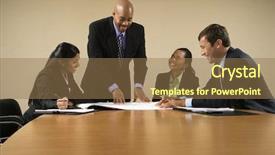  Presentation with conference table - Cool new PPT layouts with watsons bay sydney new south wales australia in summer backdrop and a light gray colored foreground