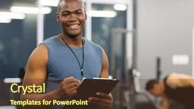  Presentation with breastfeeding and african american - Presentation having african american male personal trainer background and a  colored foreground