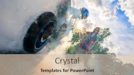  Presentation with rides - Cool new PPT theme with african-american-male-rides backdrop and a lemonade colored foreground