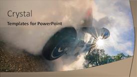  Presentation with rides - Colorful PPT layouts enhanced with african-american-male-rides backdrop and a coral colored foreground