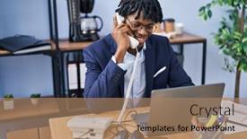  Presentation with african american business - 