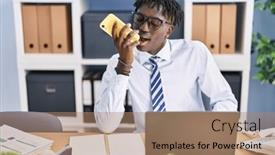  Presentation with african american business - 