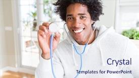  Presentation with african american teen girls - Amazing slide set having african american man holding stethoscope backdrop and a  colored foreground