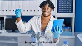  Presentation with test tube laboratory - 