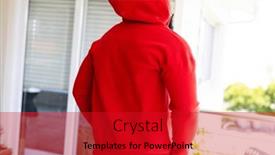  Presentation with design fashion - Theme having african-american-man-wearing-red background and a crimson colored foreground