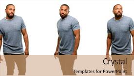  Presentation with populations african american - Amazing PPT layouts having african american man with beard backdrop and a  colored foreground