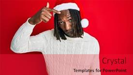  Presentation with skin infection - Presentation having african-american-man-with-braids background and a red colored foreground