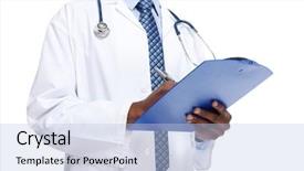  Presentation with african american sex - Presentation theme consisting of african-american medical doctor writing background and a light blue colored foreground