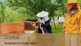  Presentation with muslim women - Slide set featuring african-american-muslim-women background and a coral colored foreground