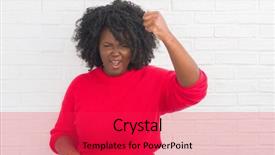  Presentation with breastfeeding and african american - Colorful slide deck enhanced with african american plus size woman backdrop and a  colored foreground