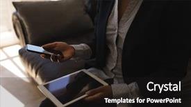  Presentation with elementary school african american female career - Theme having female african american real estate background and a black colored foreground