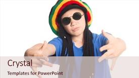  Presentation with artificial neural networks in medic al - Amazing PPT theme having african american singer - european boy in a cap backdrop and a lemonade colored foreground