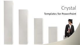  Presentation with graduation - Slides featuring african-american-student-wearing background and a  colored foreground