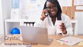  Presentation with african american business - 