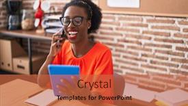  Presentation with african american business - 