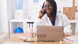  Presentation with african american business - 