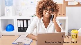  Presentation with african american business - 