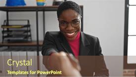  Presentation with hand shake office - 