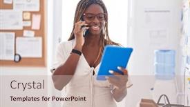  Presentation with african american business - 