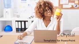  Presentation with african american business - 