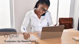  Presentation with african american business - 