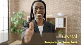  Presentation with hand shake office - 