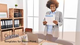  Presentation with african american business - 