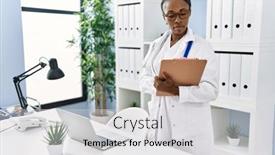  Presentation with medical smiling doctor - 