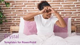  Presentation with american heart - Slide deck featuring african-american-woman-doing-heart background and a lemonade colored foreground