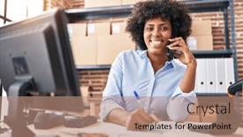  Presentation with african american business - 