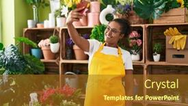  Presentation with flower woman - 