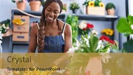  Presentation with flower woman - 