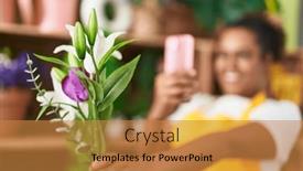  Presentation with flower woman - 