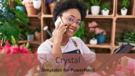  Presentation with flower woman - 