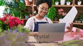  Presentation with flower woman - 