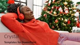  Presentation with christmas music - 