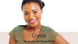  Presentation with breastfeeding and african american - Colorful PPT theme enhanced with african american woman on white backdrop and a coral colored foreground