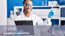  Presentation with test tube laboratory - 